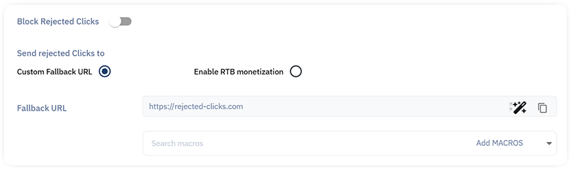 rejected clicks