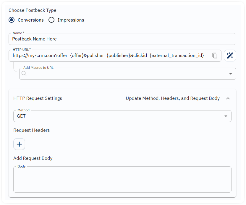 connect conversions to crm