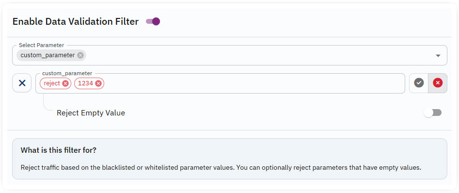 parameter validation